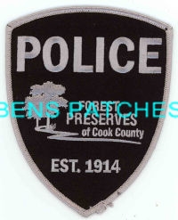 ILLINOIS,A,COOK COUNTY FOREST PRESERVE POLICE SUBDUED 2
